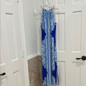 Lilly Pulitzer Turquoise Oasis Maxi Dress